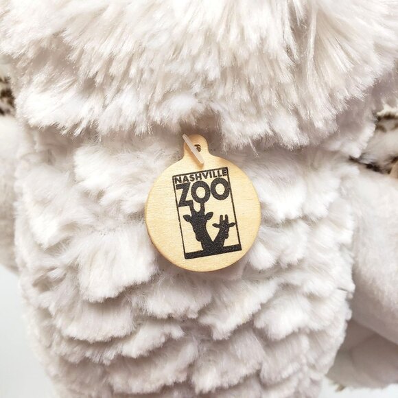 Wild Republic Cuddlekins Snowy Owl Stuffed Animal 12" Plush Nashville Zoo 2015 - Picture 3 of 8